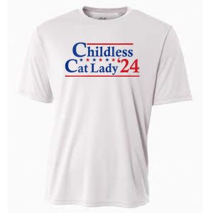 Childless Cat Lady Kamala Cooling Performance Crew T-Shirt