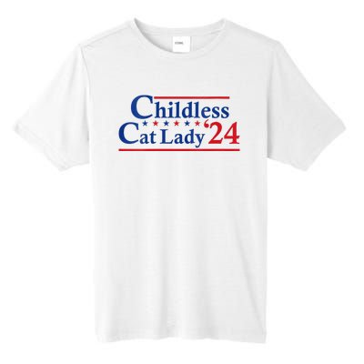 Childless Cat Lady Kamala Tall Fusion ChromaSoft Performance T-Shirt