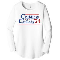 Childless Cat Lady Kamala Women's Perfect Tri Tunic Long Sleeve Shirt