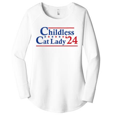 Childless Cat Lady Kamala Women's Perfect Tri Tunic Long Sleeve Shirt