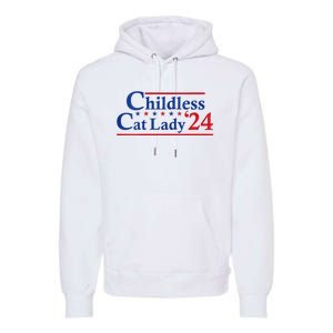 Childless Cat Lady Kamala Premium Hoodie