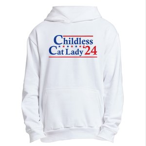 Childless Cat Lady Kamala Urban Pullover Hoodie