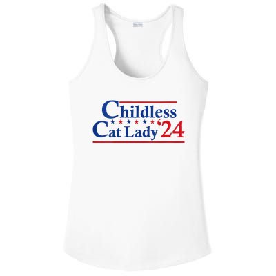 Childless Cat Lady Kamala Ladies PosiCharge Competitor Racerback Tank