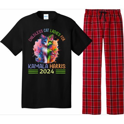 Childless Cat Ladies For Kamala Harris Pajama Set