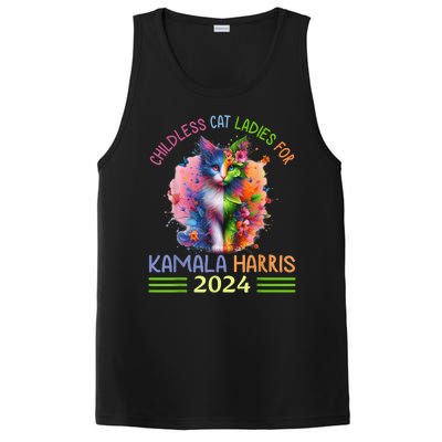 Childless Cat Ladies For Kamala Harris PosiCharge Competitor Tank