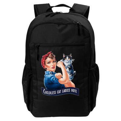 Childless Cat Ladies Vote Rosie The Riveter Backpack