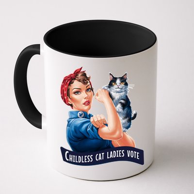 Childless Cat Ladies Vote Rosie The Riveter Mug