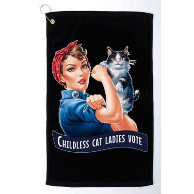 Childless Cat Ladies Vote Rosie The Riveter Golf Towel