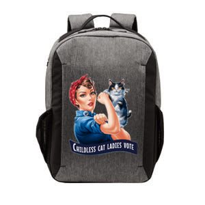 Childless Cat Ladies Vote Rosie The Riveter Vector Backpack