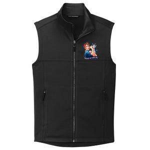 Childless Cat Ladies Vote Rosie The Riveter Collective Smooth Fleece Vest