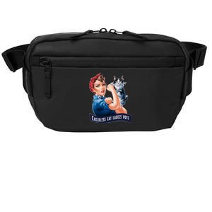 Childless Cat Ladies Vote Rosie The Riveter Crossbody Pack