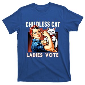 Childless Cat Ladies Vote Rosie The Riveter Cat Ladies Vote T-Shirt