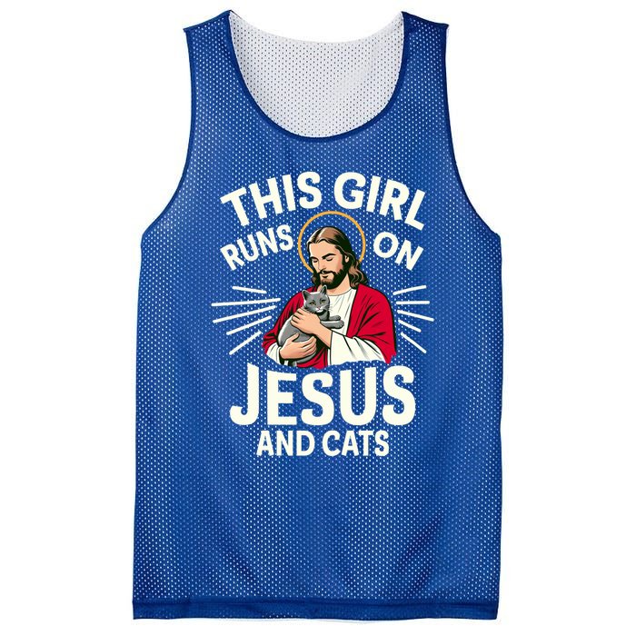 Christian Cat Lover Cat Mom Mesh Reversible Basketball Jersey Tank