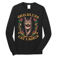 Childless Cat Ladies Feminist Childless Cat Ladies 2024 Long Sleeve Shirt