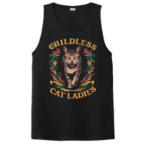 Childless Cat Ladies Feminist Childless Cat Ladies 2024 PosiCharge Competitor Tank