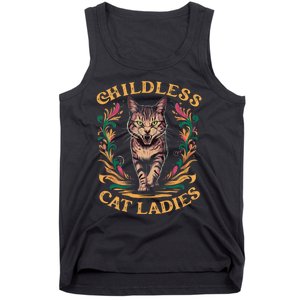 Childless Cat Ladies Feminist Childless Cat Ladies 2024 Tank Top