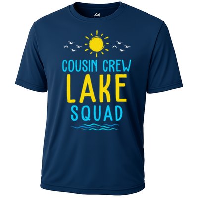 Cousin Crew Lake Squad Summer Vacation Family Matching Cooling Performance Crew T-Shirt