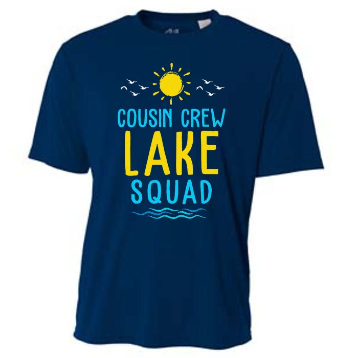 Cousin Crew Lake Squad Summer Vacation Family Matching Cooling Performance Crew T-Shirt