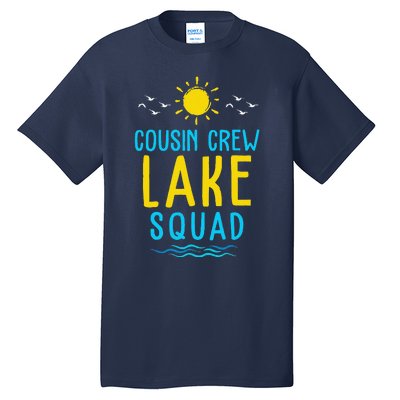 Cousin Crew Lake Squad Summer Vacation Family Matching Tall T-Shirt