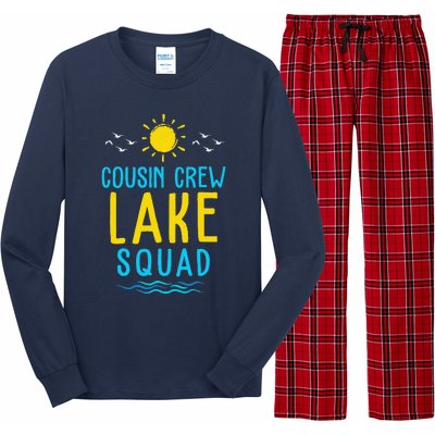 Cousin Crew Lake Squad Summer Vacation Family Matching Long Sleeve Pajama Set