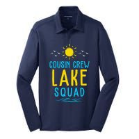 Cousin Crew Lake Squad Summer Vacation Family Matching Silk Touch Performance Long Sleeve Polo