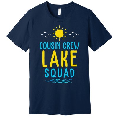 Cousin Crew Lake Squad Summer Vacation Family Matching Premium T-Shirt