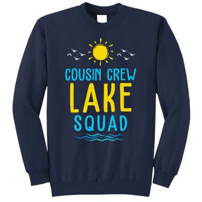 Cousin Crew Lake Squad Summer Vacation Family Matching Tall Sweatshirt