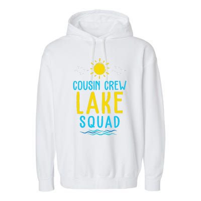 Cousin Crew Lake Squad Summer Vacation Family Matching Garment-Dyed Fleece Hoodie