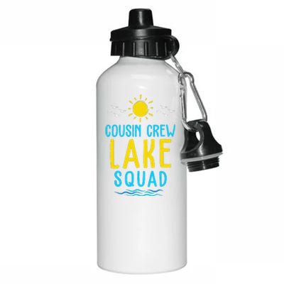 Cousin Crew Lake Squad Summer Vacation Family Matching Aluminum Water Bottle