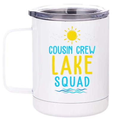 Cousin Crew Lake Squad Summer Vacation Family Matching 12 oz Stainless Steel Tumbler Cup