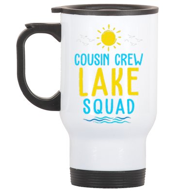 Cousin Crew Lake Squad Summer Vacation Family Matching Stainless Steel Travel Mug