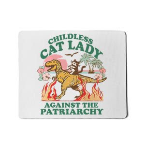 Childless Cat Lady Against The Patriarchy Kamala Harris 2024 Mousepad