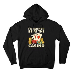 Cool Casino Lover Art For Women Casino Gambling Gambler Hoodie