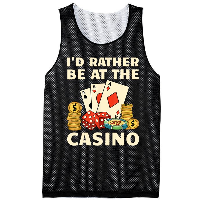 Cool Casino Lover Art For Women Casino Gambling Gambler Mesh Reversible Basketball Jersey Tank