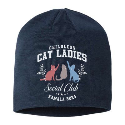 Childless Cat Ladies Social Club Voting Kamala Election 2024 Sustainable Beanie