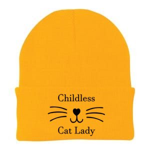 Childless Cat Lady Kamala Harris Knit Cap Winter Beanie