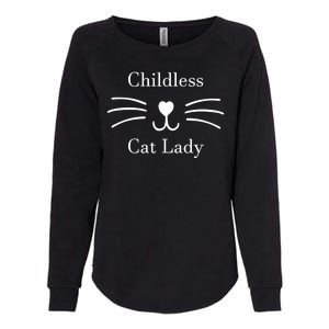 Childless Cat Lady Kamala Harris Womens California Wash Sweatshirt