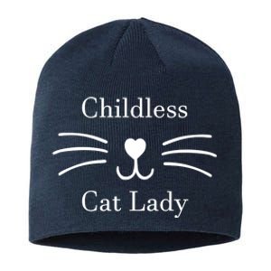 Childless Cat Lady Kamala Harris Sustainable Beanie