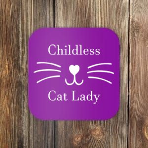 Childless Cat Lady Kamala Harris Coaster