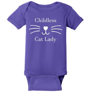 Childless Cat Lady Kamala Harris Baby Bodysuit