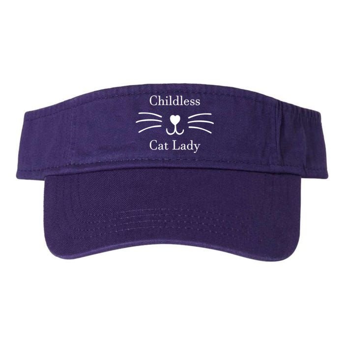 Childless Cat Lady Kamala Harris Valucap Bio-Washed Visor