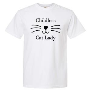 Childless Cat Lady Kamala Harris Garment-Dyed Heavyweight T-Shirt