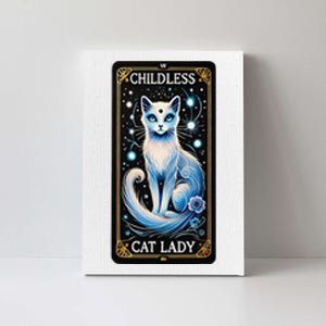 Childless Cat Lady Tarot Card Gift Canvas