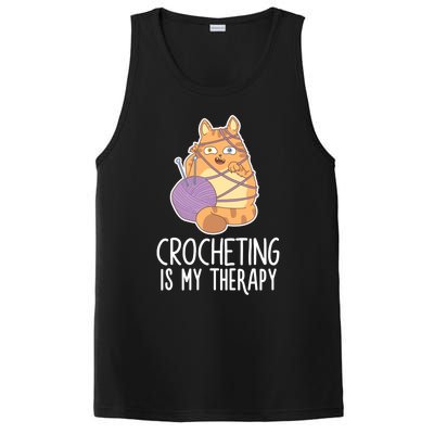 Crocheting Cat Lover Yarn Sewing Knitting Lover Great Gift PosiCharge Competitor Tank