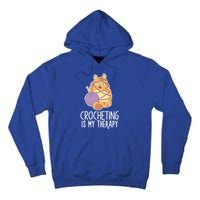 Crocheting Cat Lover Yarn Sewing Knitting Lover Great Gift Tall Hoodie