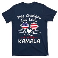 Childless Cat Lady Is Voting Kamala T-Shirt