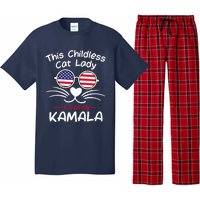 Childless Cat Lady Is Voting Kamala Pajama Set