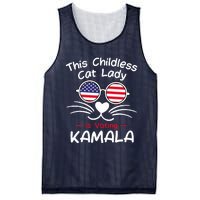 Childless Cat Lady Is Voting Kamala Mesh Reversible Basketball Jersey Tank