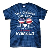 Childless Cat Lady Is Voting Kamala Tie-Dye T-Shirt