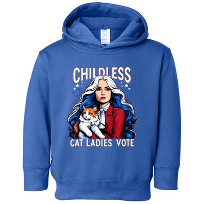 Childless Cat Ladies Vote Cat Ladies Vote Us Election Day Toddler Hoodie